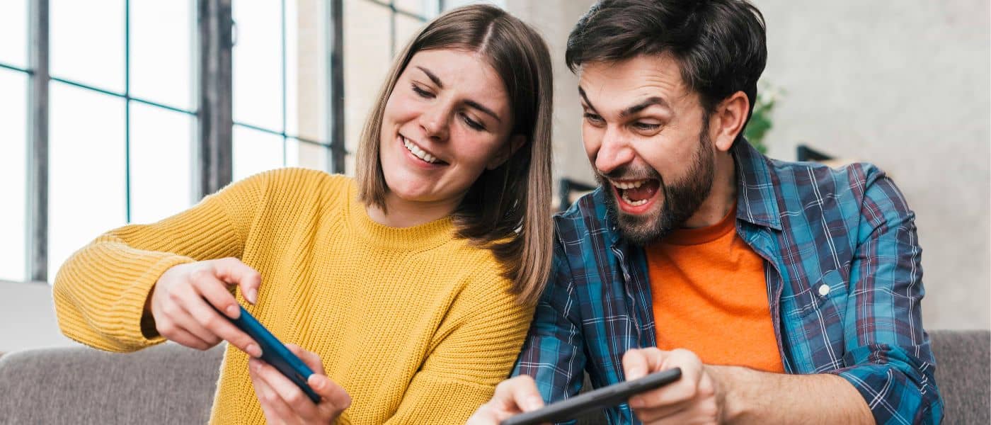 Mobile Gaming Fun: Casual Gamers in Action