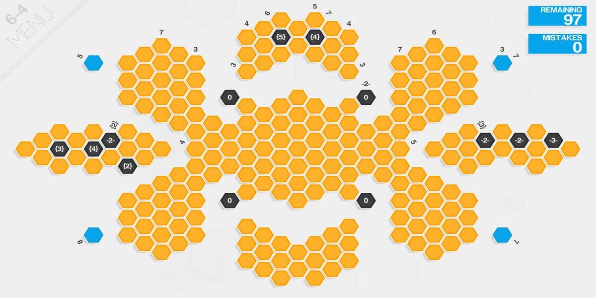 Hexcells Puzzle Game